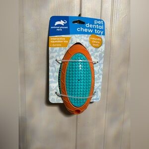 Animal Planet Interactive Squaker  ~ Natural Dental Dog Toy ~ Clean Teeth & Gums